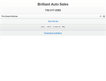 Tablet Screenshot of brilliantautosales.com